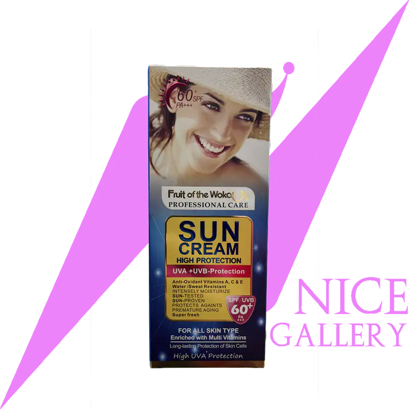 WOKALI-sun-cream-for-all-skin-type-spf60-multi-vitamin کرم ضد آفتاب وکالی SPF60
