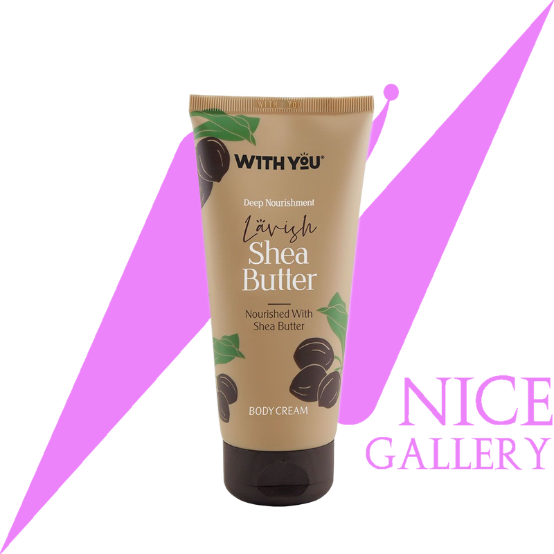 With-You-Shea-Butter-Body-Cream-200-ml کرم بدن شی باتر ویت یو