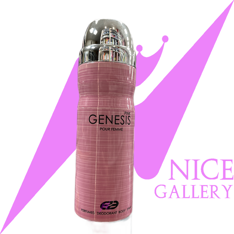 emad-ara-genesis-body-spray-for-women-200ml اسپری خوشبو کننده زنانه عماد آرا جنسیس پینک