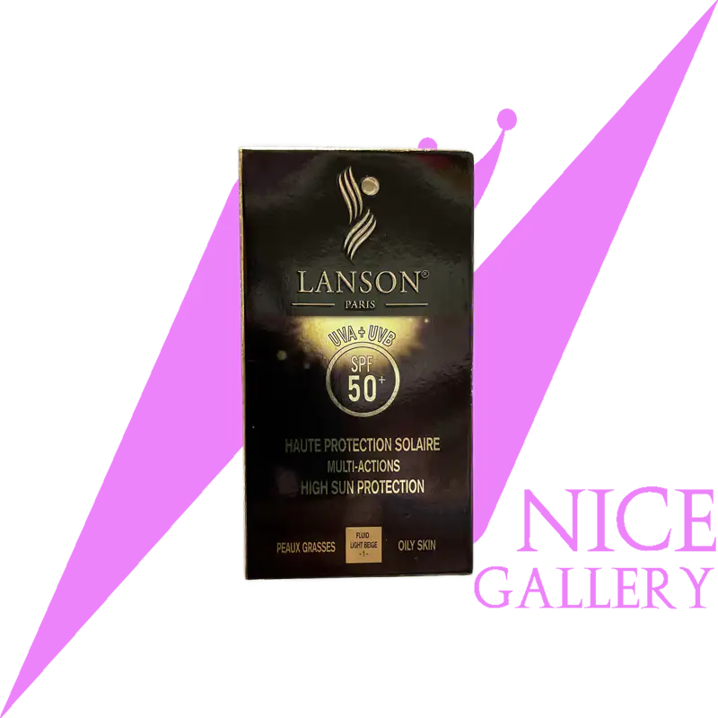 کرم ضد آفتاب رنگی لانسون LANSON برای پوست چرب