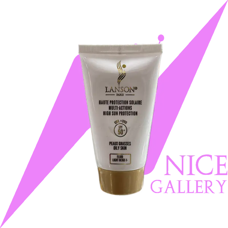lanson-pars-spf50-sunscreem کرم ضد آفتاب رنگی لانسون LANSON برای پوست چرب