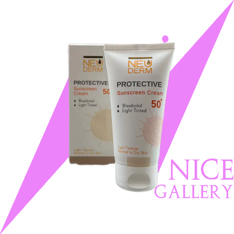 neuderm-sun-screen-cream-highly-protective-light-beige-for-dry-to-normal-skin كرم ضد افتاب رنگي highly protection نئودرم