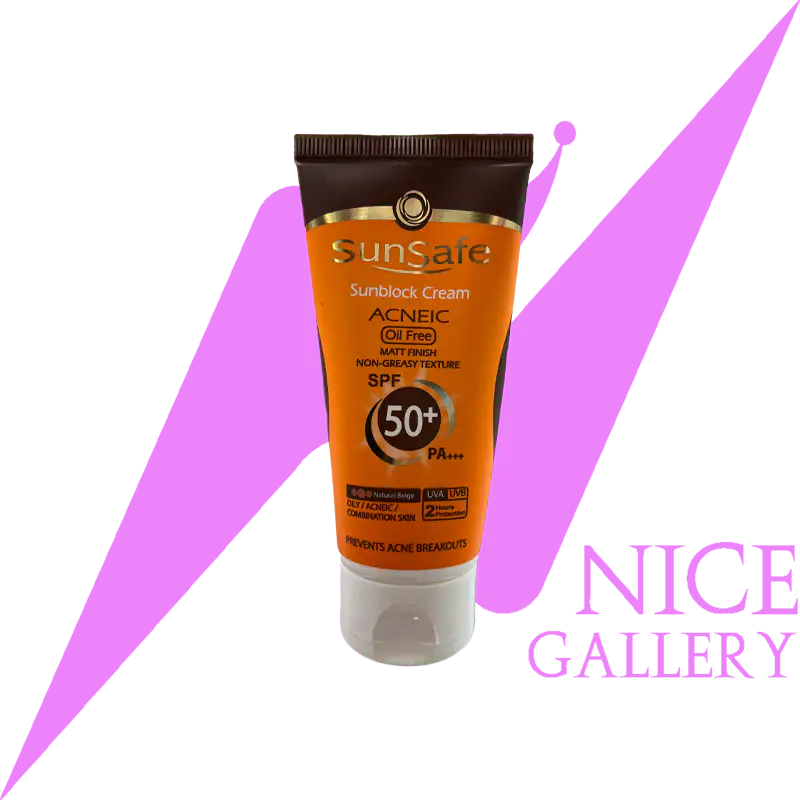 ضد آفتاب سان سیف فاقد چربی پوست مختلط SPF50 بژ طبیعی