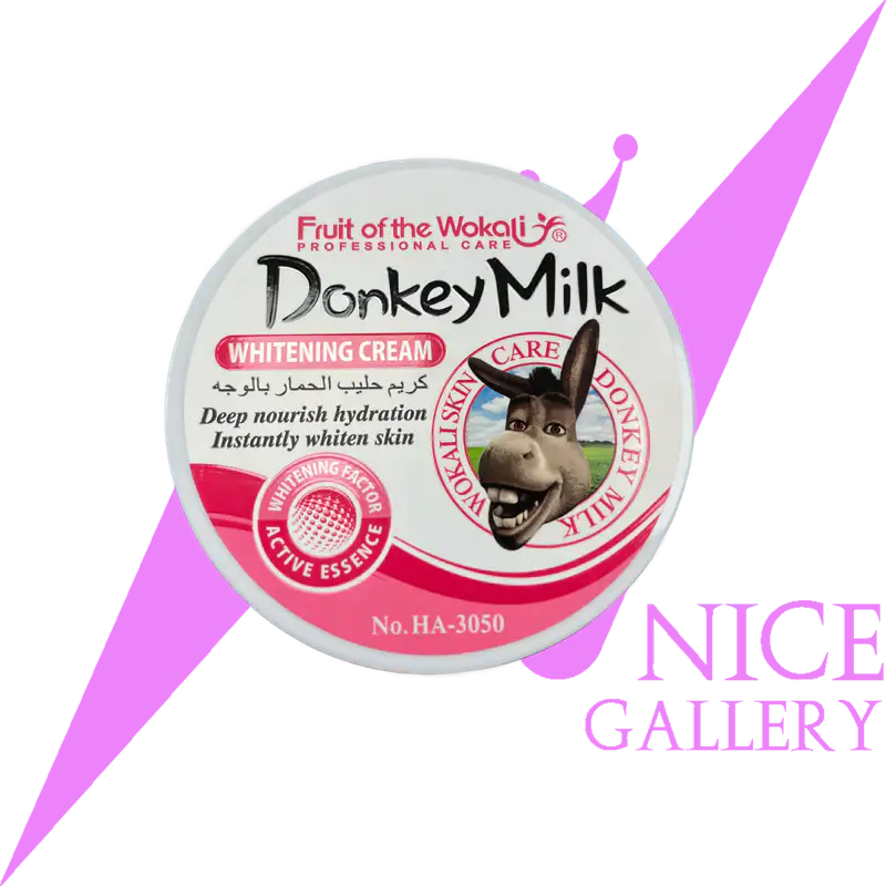 wokali-donkey-milk-deep-nourish-hydration-instantly-whiten-skin کرم کاسه ای شیر الاغ