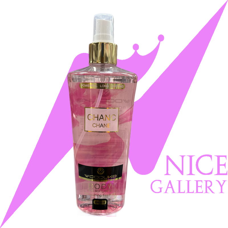 woodlike-chance-body-splash-250ml بادی اسپلش زنانه چنس شنل وودلایک