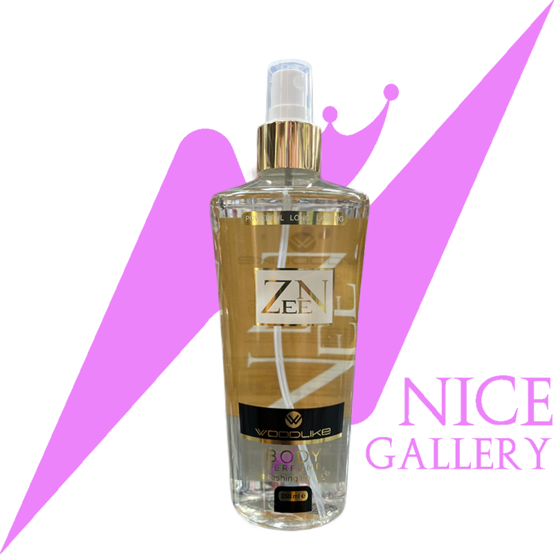 woodlike-zeen-body-splash-250ml بادی اسپلش زنانه وودلایک مدل Zeen