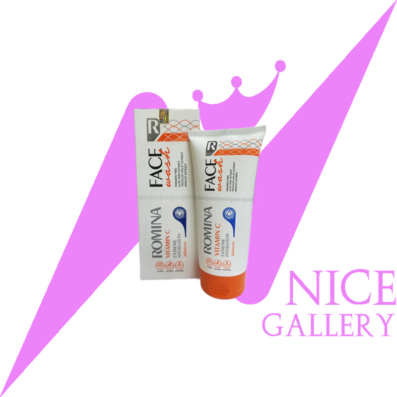 /romina-vitamin-c-face-wash-gel ژل شستشوی ویتامین سی رومینا