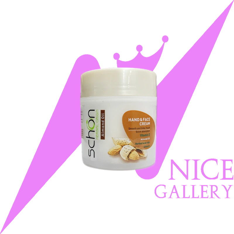 /schon-almond-extract-hand-face-moisturizer-150ml کرم مرطوب کننده بادام شون