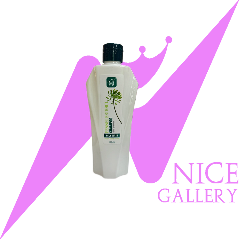 Our herbal fennel shampoo is suitable for oily hair.