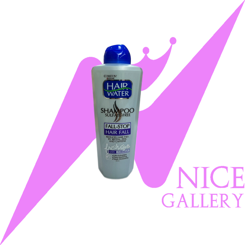 Shampoo containing biotin, caffeine and argan extract.