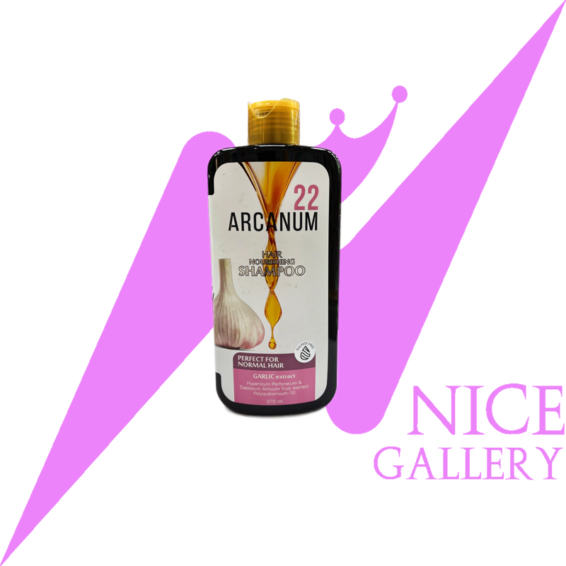 Shampoo for dandruff-prone hair containing garlic extract