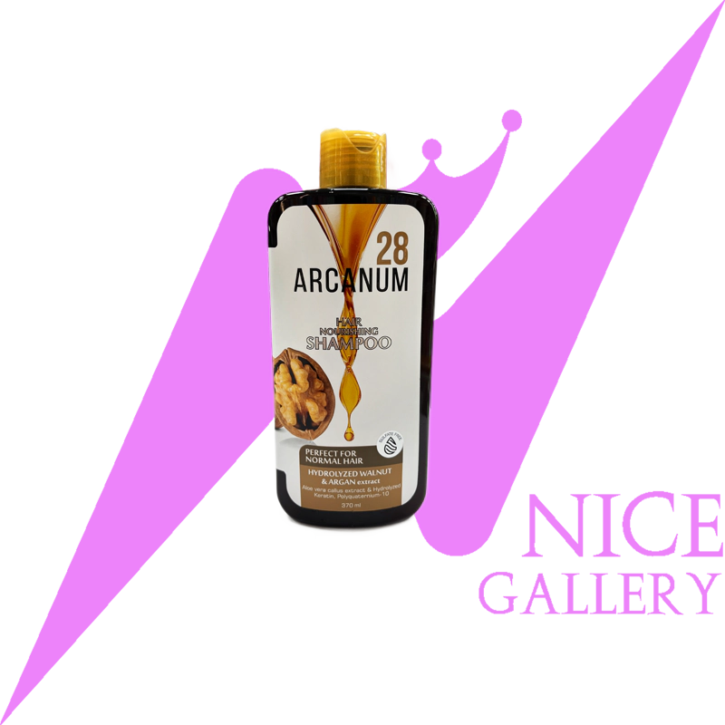 Strengthening shampoo for normal hair containing walnut extract